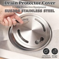 WAGENSTEIGER Stainless Steel Sink Strainer & Drain Protector - SUS304, Durable, Efficient, Easy to Clean