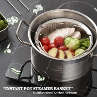 On-the-Go Instant Steamer Basket with Handles