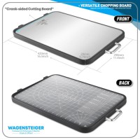 Double-Sided Stainless Steel Cutting Board - SUS304 & Polypropylene, Durable, Hygienic, Multi-functional