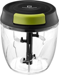 String Vegetable Chopper 4-Cup, Hand Pull Food Processor, Garlic Mincer for Vegetables, Fruits, Meat - BPA-Free