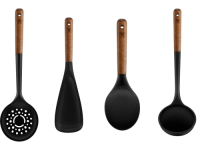 SILICONE HEAD PREPWARE WITH WOODEN HANDLE