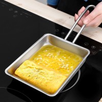 WAGENSTEIGER Stainless Steel Rectangular Fry Pan, 3-Ply, Oven & Dishwasher Safe, Induction Ready, Perfect for Camping